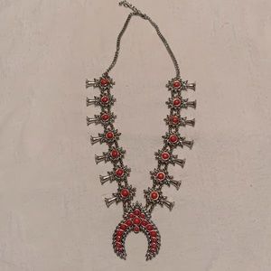 Western faux Squash Blossom